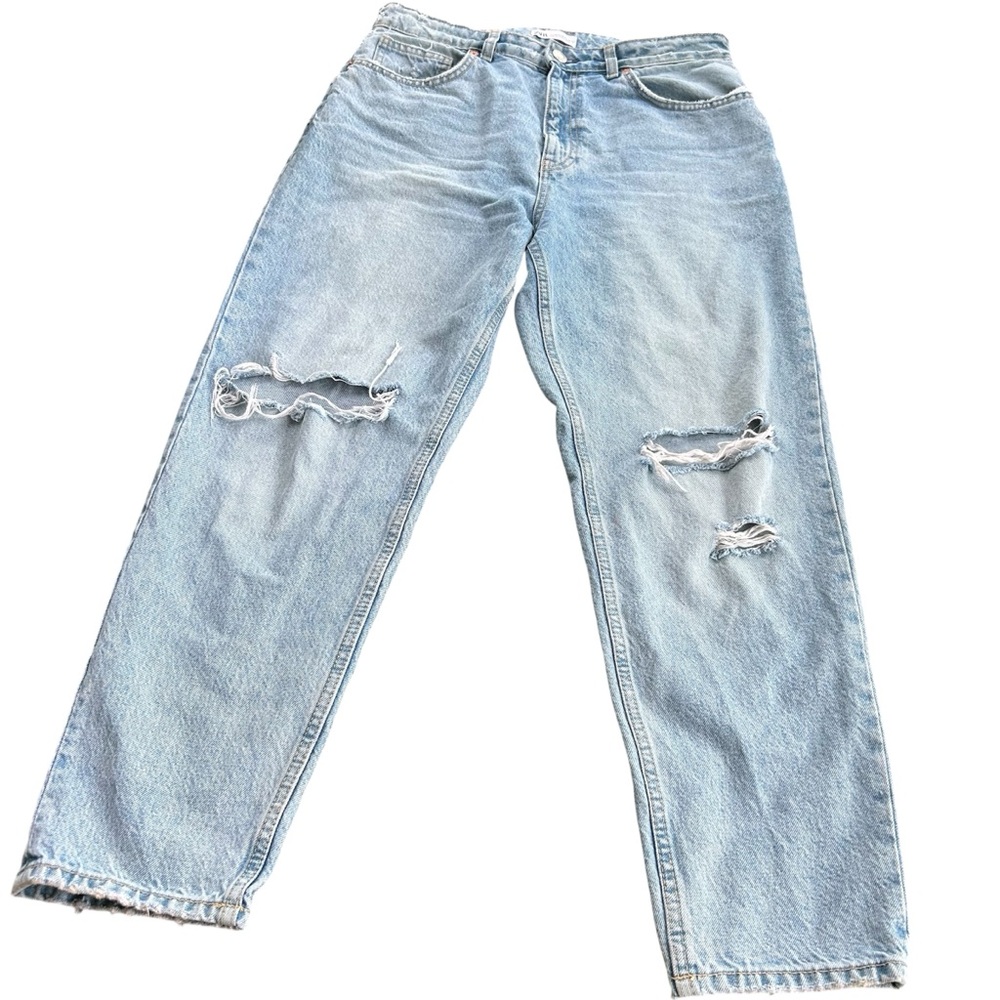 Zara womans Light Blue Denim Jeans